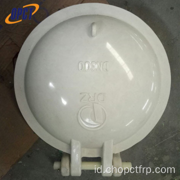 FRP Fiberglass Flap Valve Untuk Drainase Gerbang